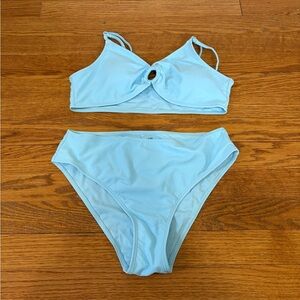Girl’s Light Blue Bikini Set Size 14